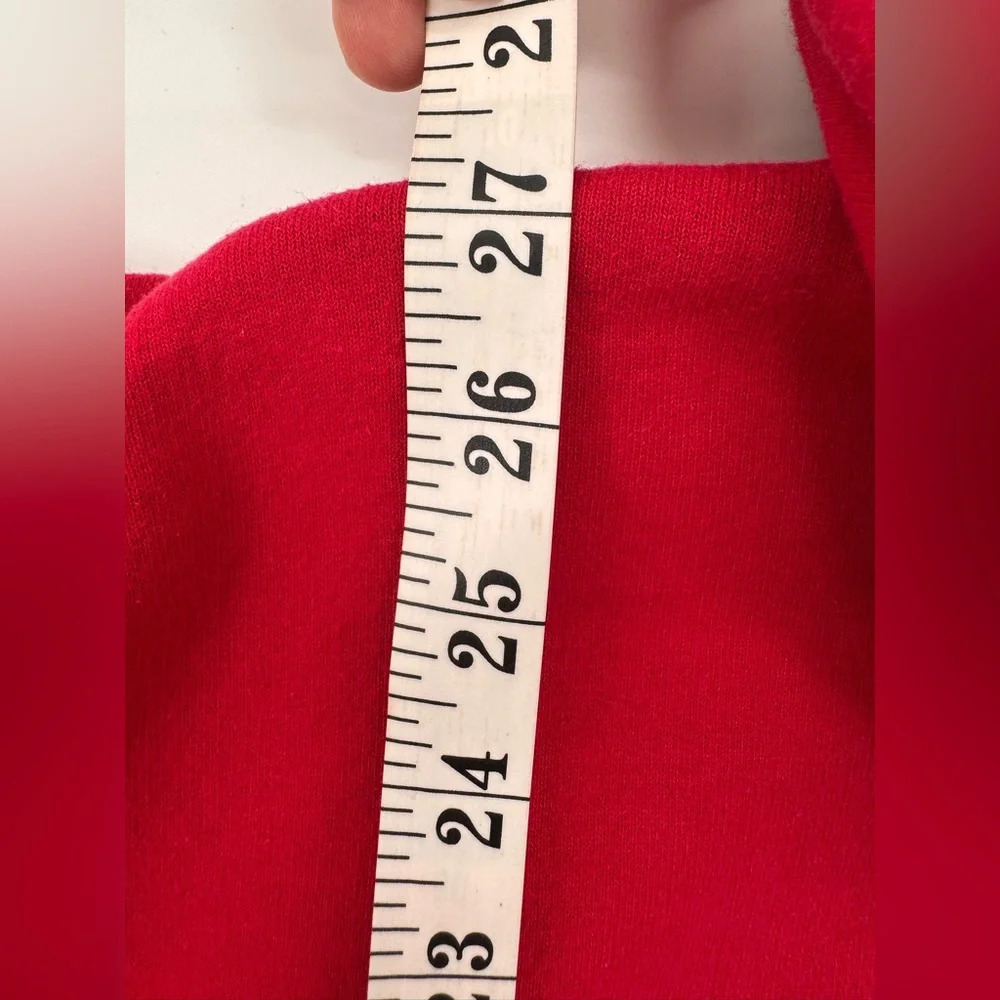 Wisconsin Hoodie Mens X-Large Red Pullover Sweatshirt - Picture 7 of 7